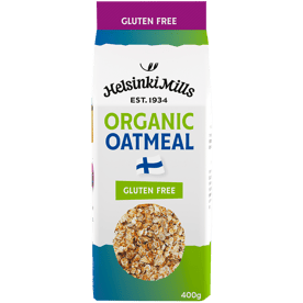 Helsinki Mills Gluten Free Organic Oatmeal 400g