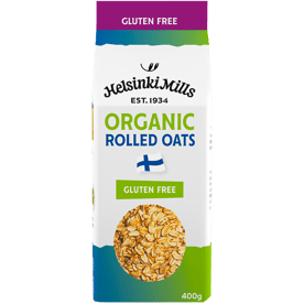 Helsinki Mills Gluten Free Organic Rolled Oats  400 g