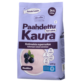 Hirvelän Paahdettu Kaura Mustikka 400 g