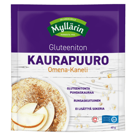 Myllärin Gluteeniton Kaurapuuro Omena-Kaneli 40 g