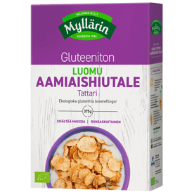 Myllärin Gluteeniton Luomu Tattari Aamiaishiutale 375 g