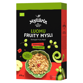 Myllärin Luomu Fruity Mysli 375 g