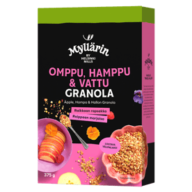 Myllärin Omppu-Hamppu-Vattu Granola 375 g 