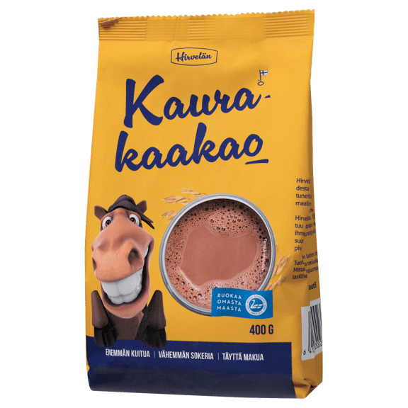 Hirvelän Kaurakaakao 400g