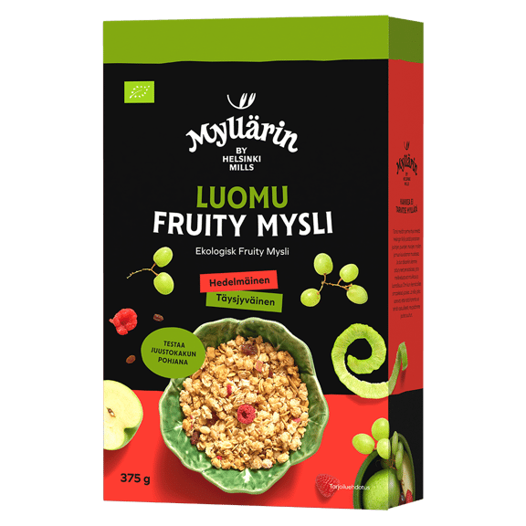 Myllärin Luomu Fruity Mysli 375 g