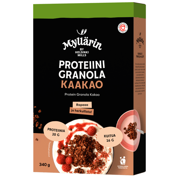 Myllärin Proteiini Granola Kaakao 340 g