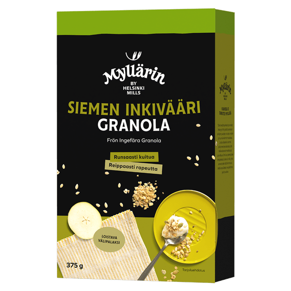 Myllärin Siemen-Inkivääri Granola 375 g