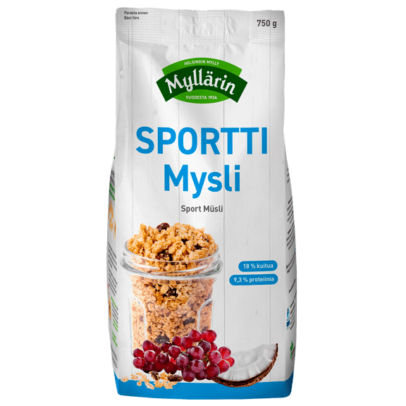 Myllärin Sportti Mysli 750 g