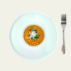 Kaura-kurpitsarisotto