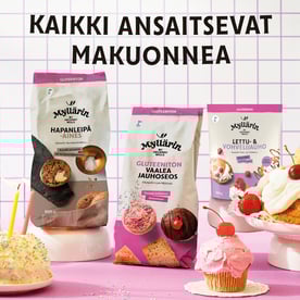Syksyn satoa gluteenittomasti Mylläriltä