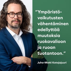 Ympäristövaikutukset nyt mukana ruokasuosituksissa