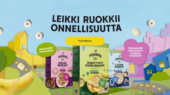 Myllärin murot nyt uusissa pakkauksissa