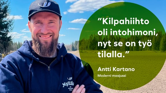 Modernin maajussin pelloilla vuorottelevat puhdaskaura ja kukkivat lajikkeet