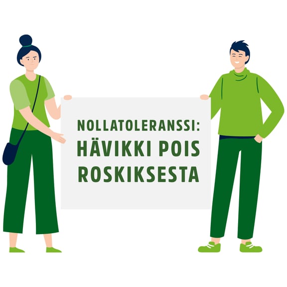 Hävikki pois roskiksesta