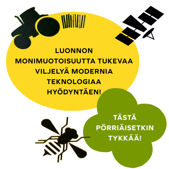 Infogratiikka "Tästä pörriäisetkin tykkäävät"