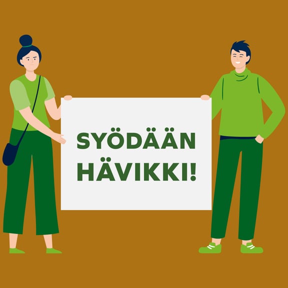 Hävikki pois roskiksesta