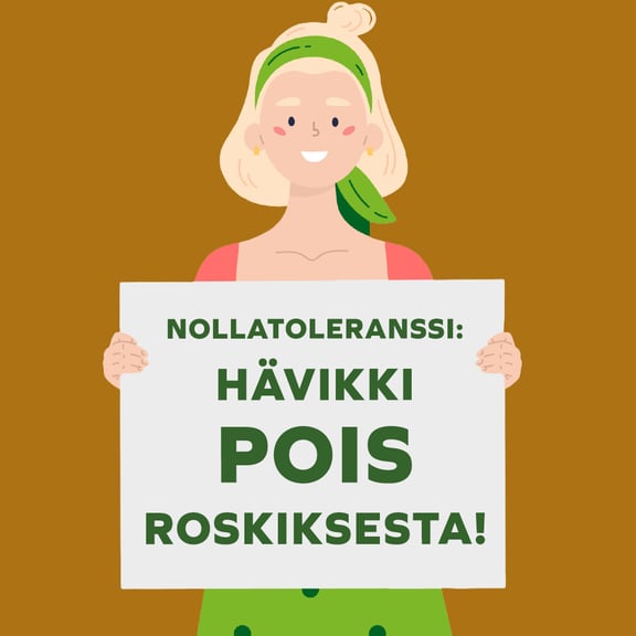 Hävikki pois roskiksesta