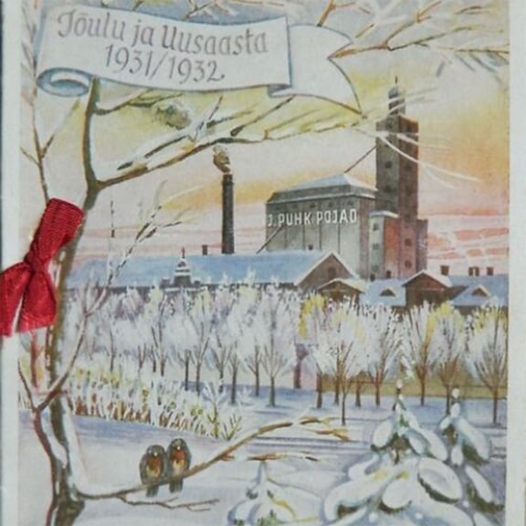 Joulukortti vuodelta 1931.