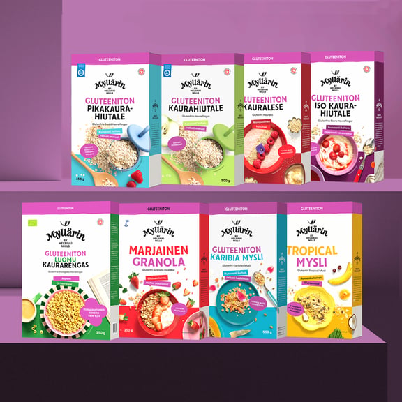 Myllärin gluteenittomat hiutaleet ja myslit