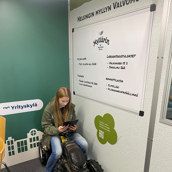 Yrityskylä Helsingissä.
