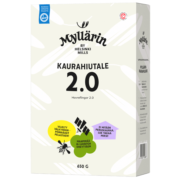 Yhden tilan kaura pakkaus
