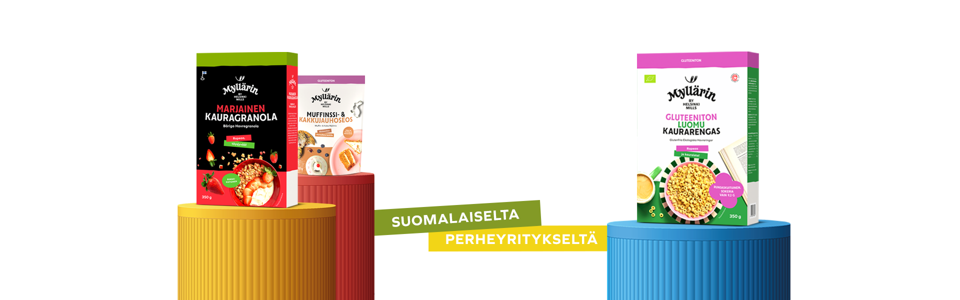 Myllärin kauratuotteet – suomalaiselta perheyritykseltä.