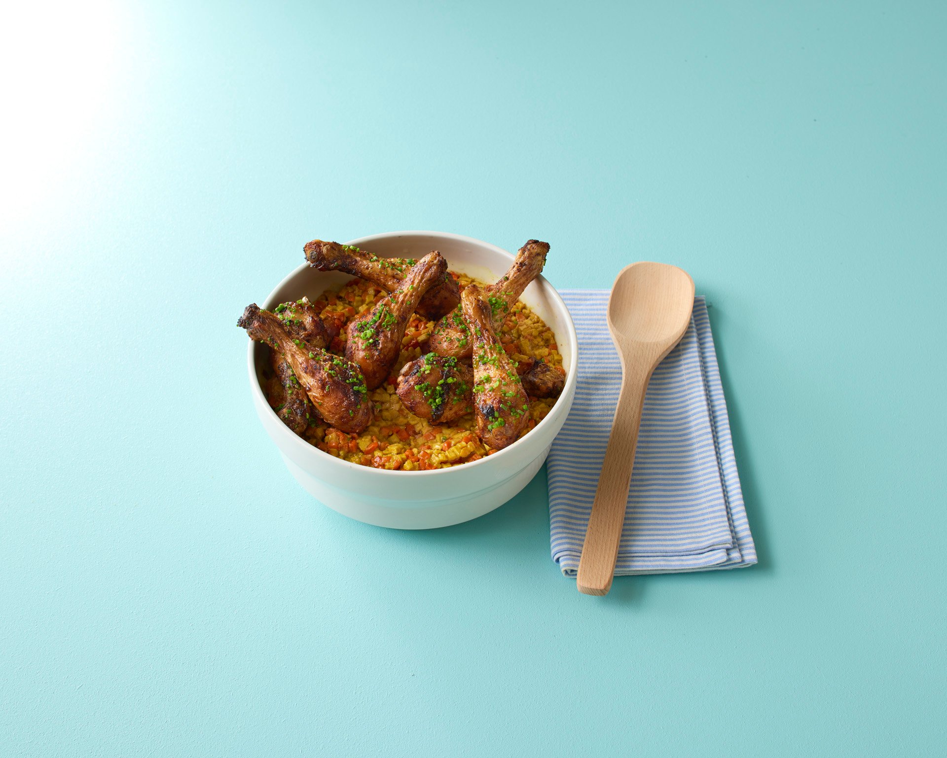 Broileria, tandoori­kastiketta ja kauraa